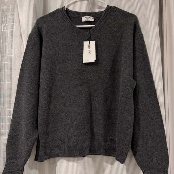 Aritzia Charcoal V-Neck Men's Sweater